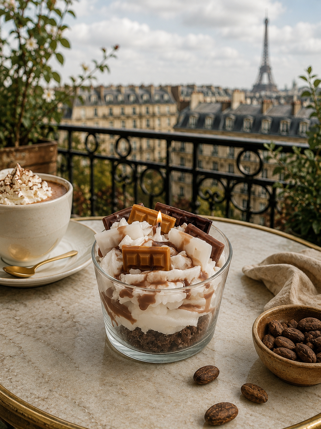 Bougie Chantilly Petit Chocolat Chaud