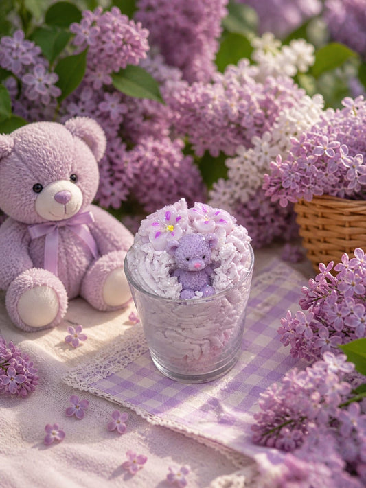 Bougie Chantilly Lilas