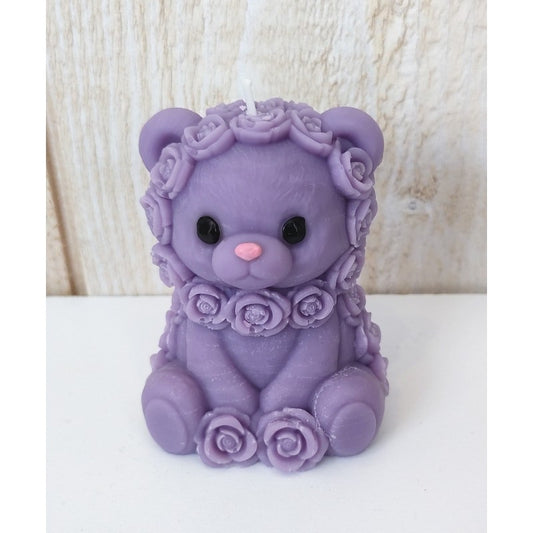 Bougie Moulée Nounours Capuche