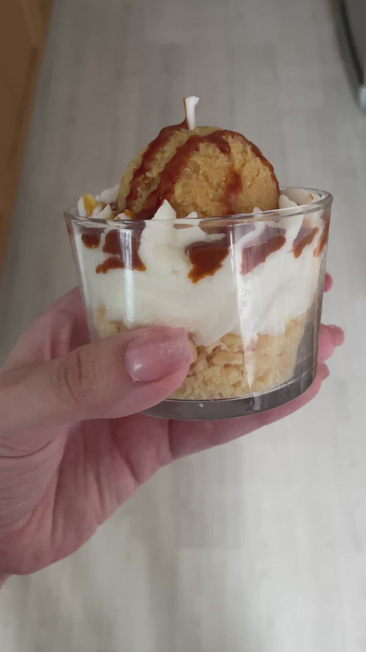 Bougie Chantilly Glace Caramel Beurre Salé